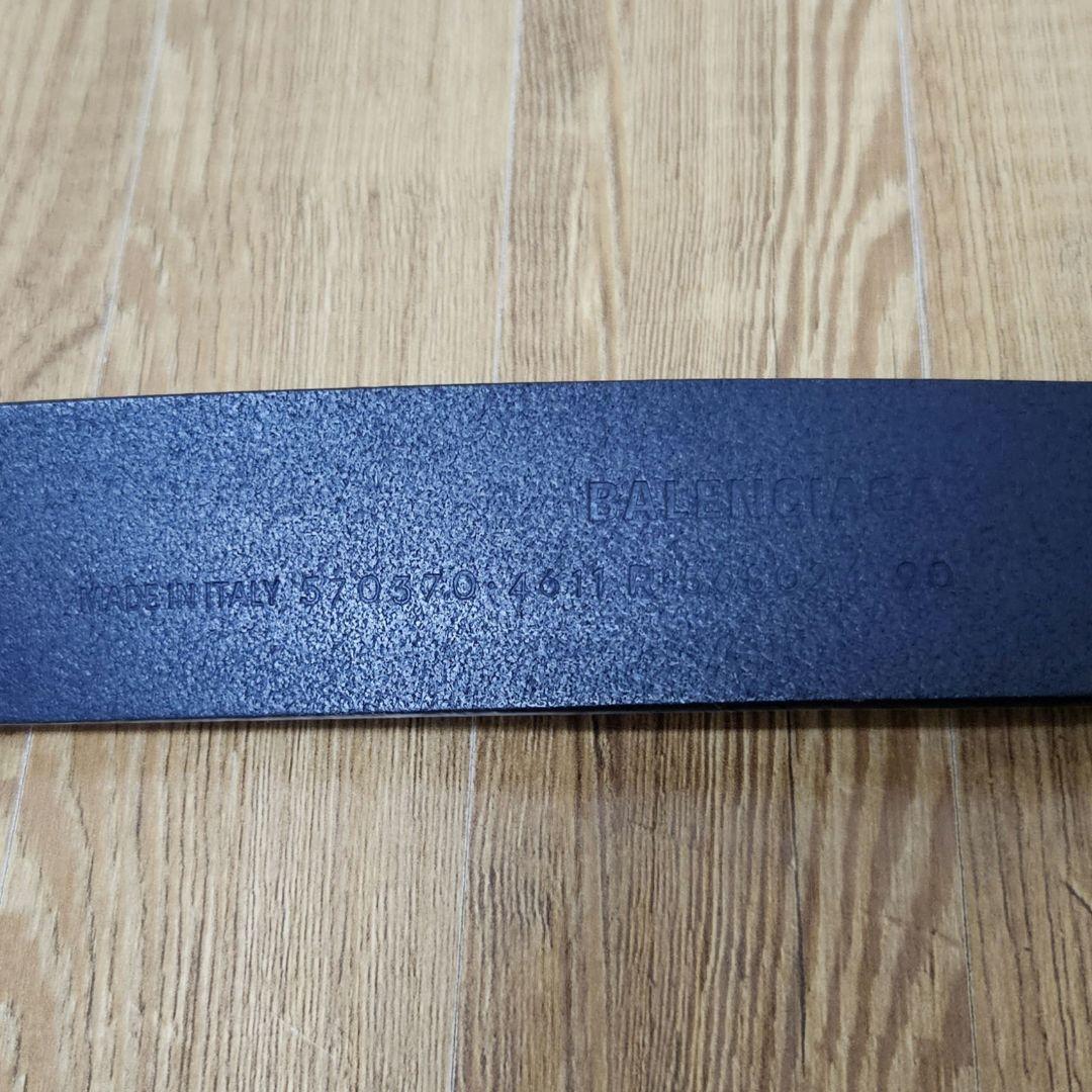 BALENCIAGA BBロゴ レザーベルト
