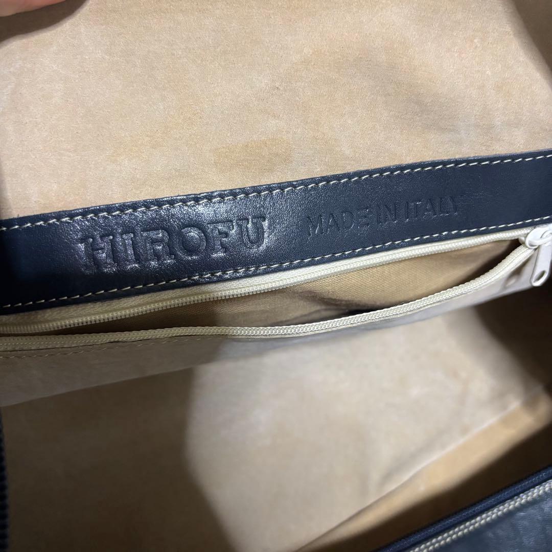 yuka様 HIROFU ヒロフ　ボストンバッグ　Hロゴ型押し　オールレザー