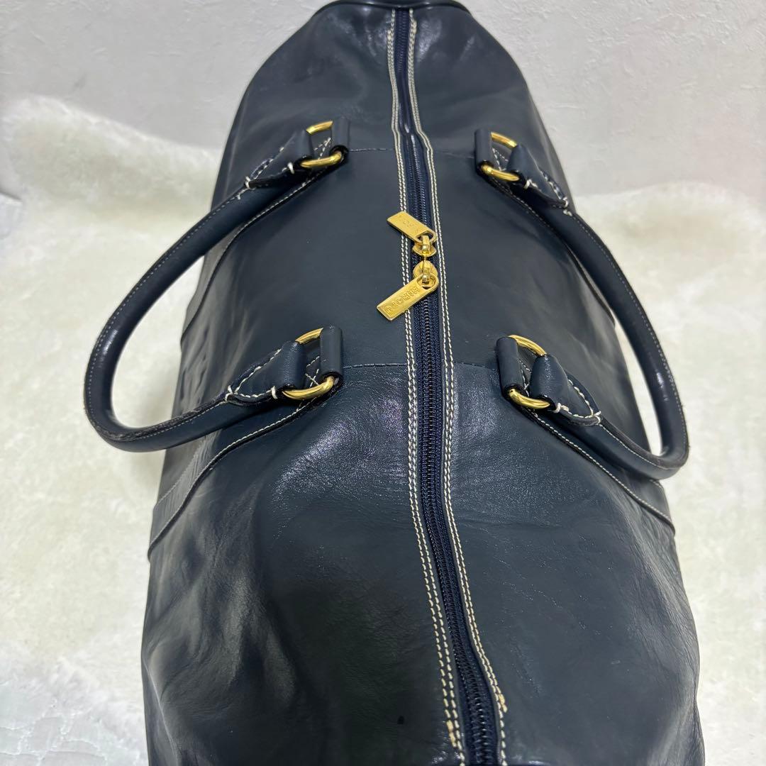 yuka様 HIROFU ヒロフ　ボストンバッグ　Hロゴ型押し　オールレザー