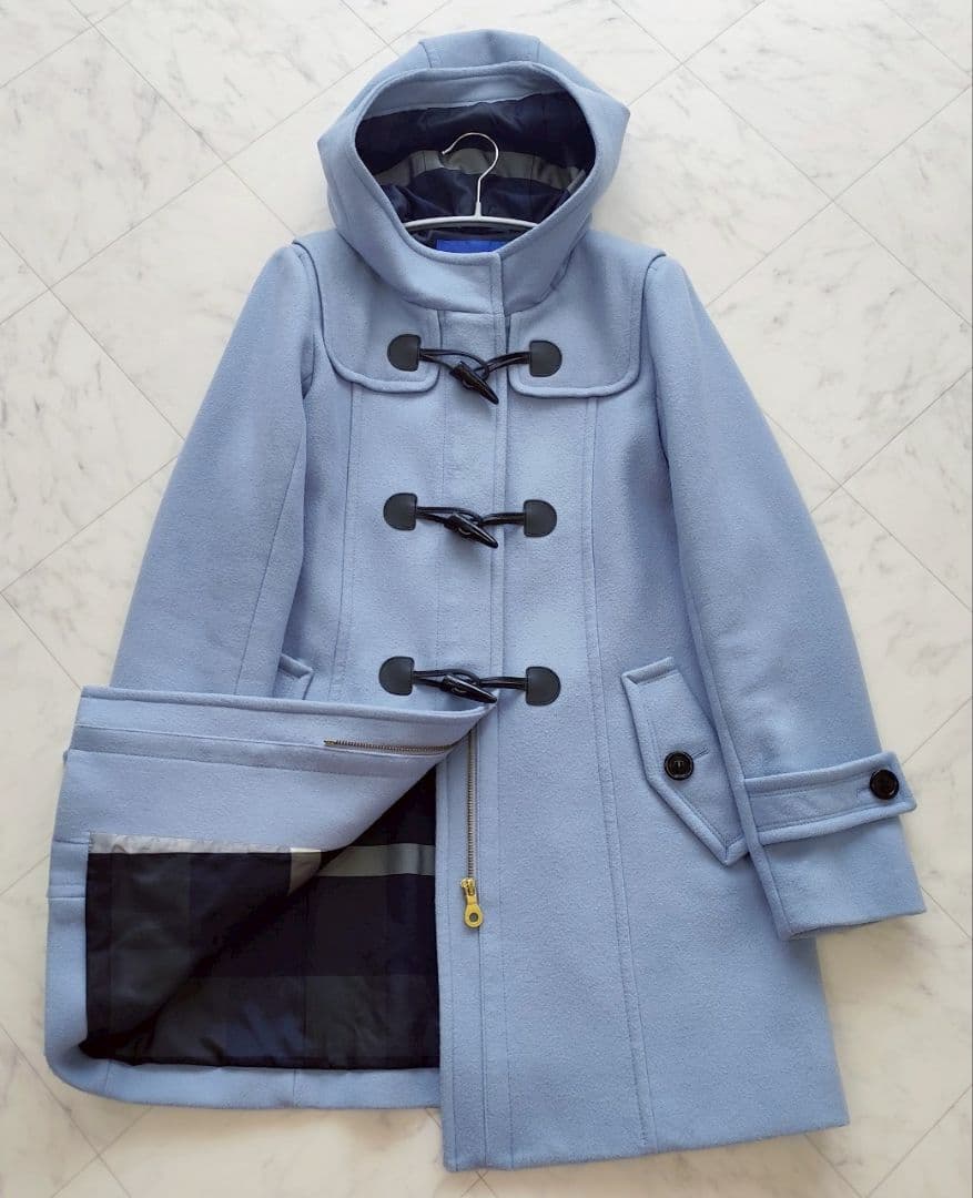 BLUE LABEL CRESTBRIDGE チェック ダッフル コート