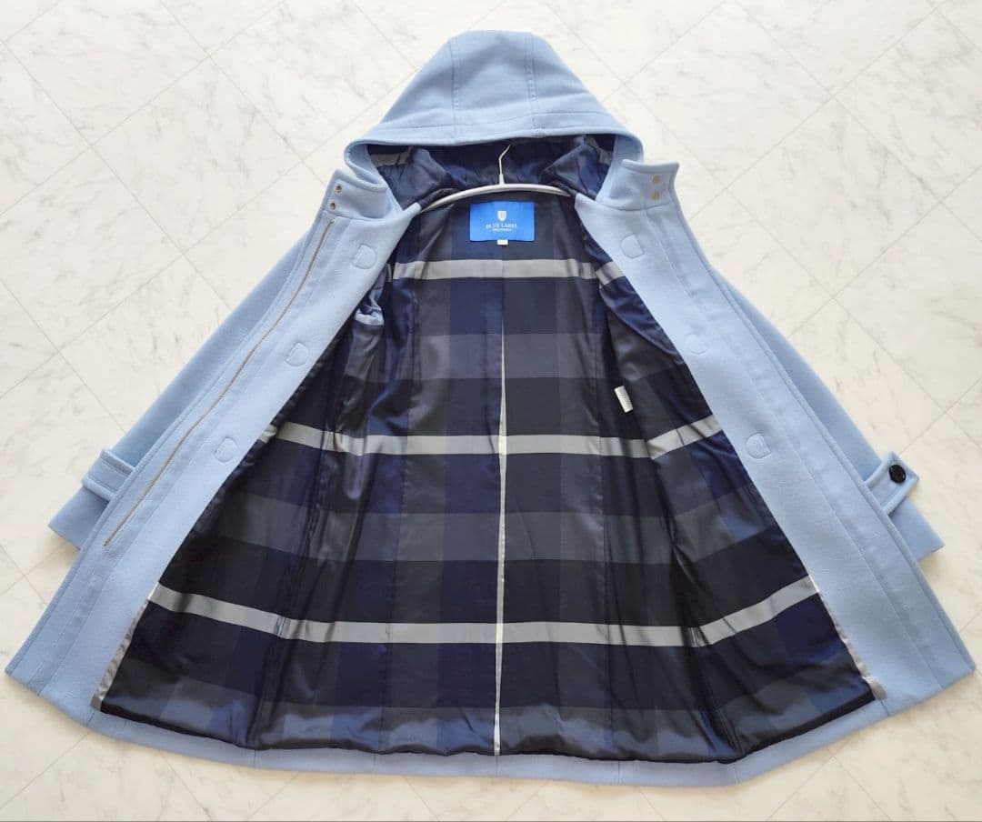 BLUE LABEL CRESTBRIDGE チェック ダッフル コート