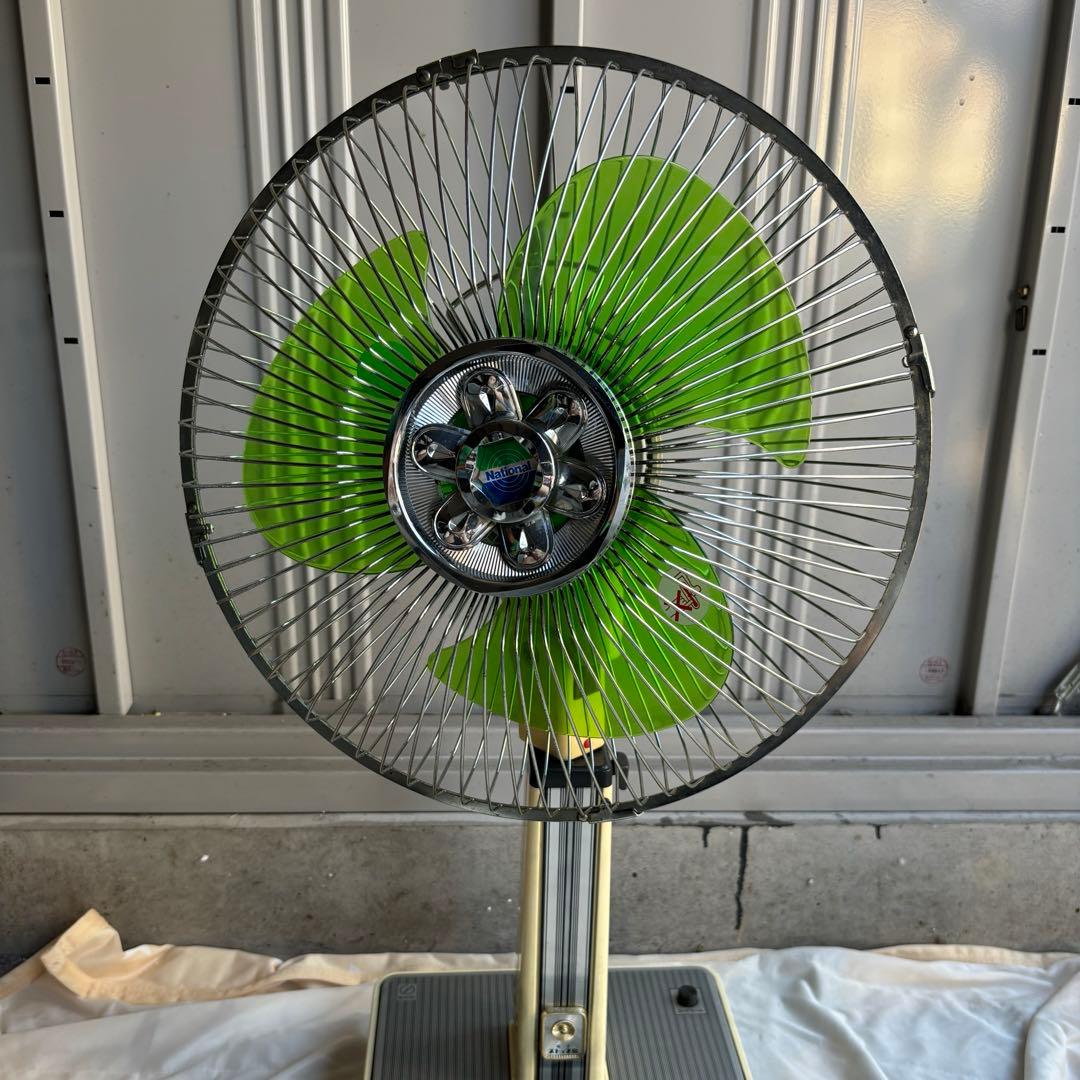 昭和 レトロ 扇風機 national ナショナルSANYO レア ヴィンテージ