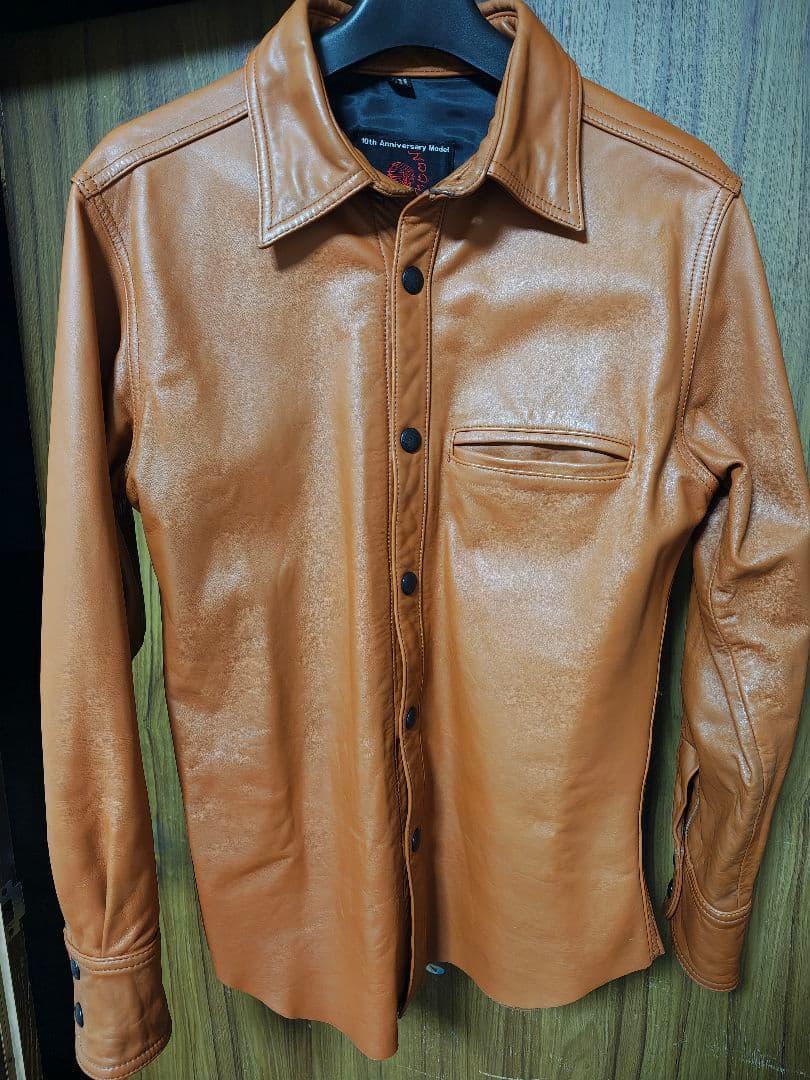 値下げ不可【美品】REDMOON 10周年記念モデル　レザージャケット　38