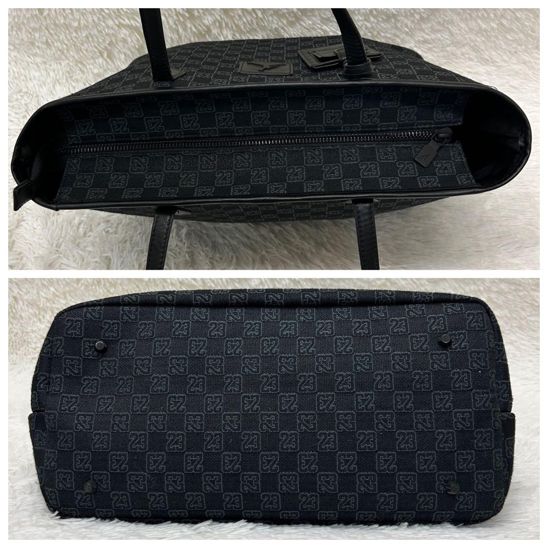 ✨ JORDAN（NIKE） モノグラム トートバッグ／ブラック 大容量✨