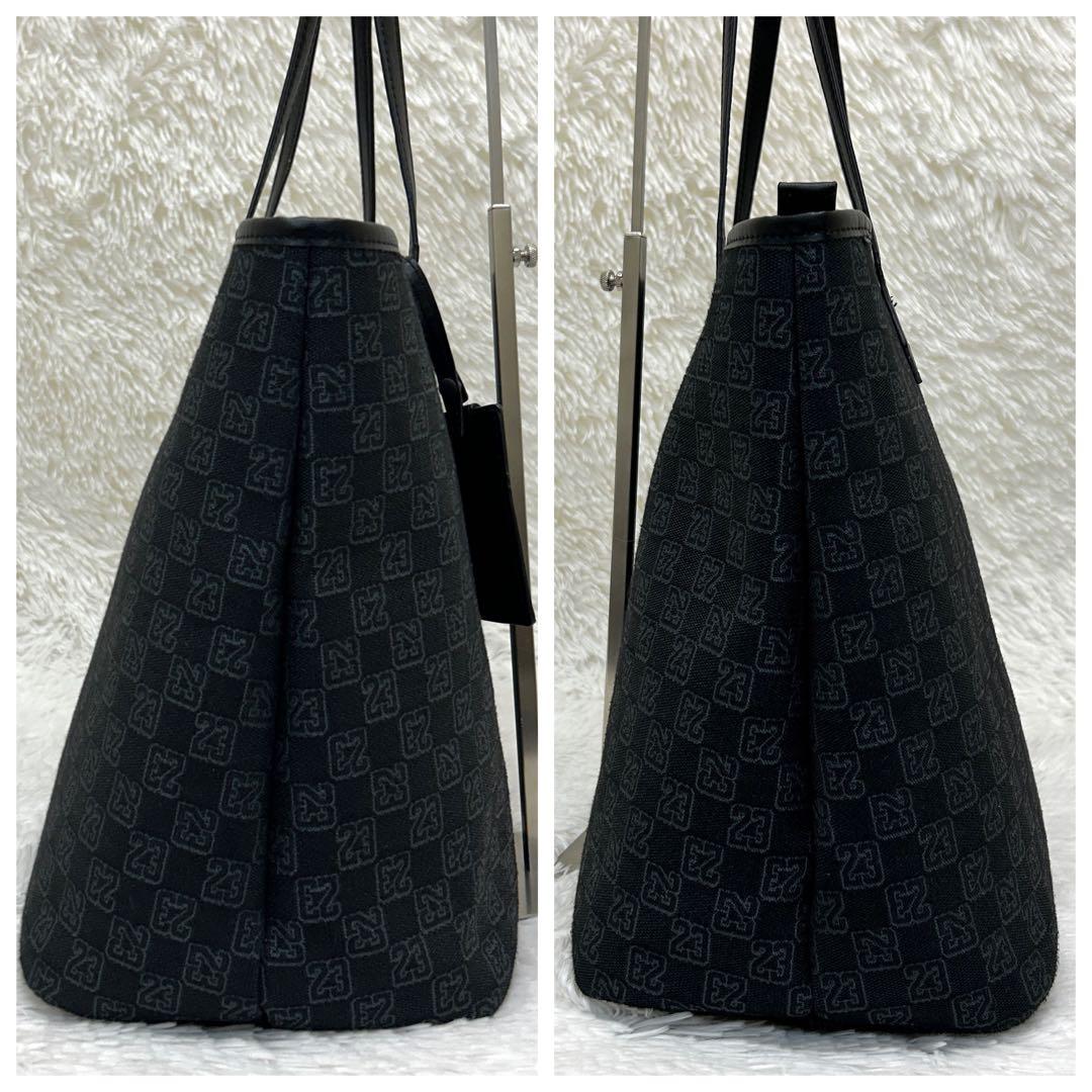 ✨ JORDAN（NIKE） モノグラム トートバッグ／ブラック 大容量✨