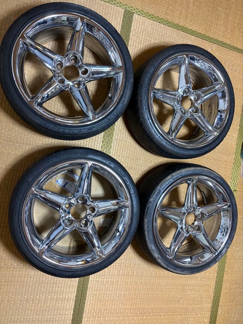 お値下げ更新済！稀少！ポラリス デコルサホイールセット4本　17インチ7.5J