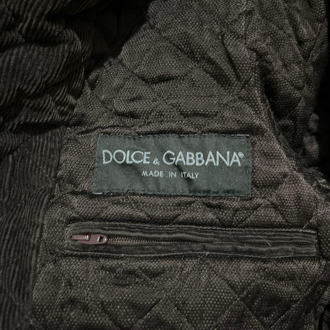 DOLCE&GABBANA ドルガバ　コーデュロイ　キルティング　ジャケット