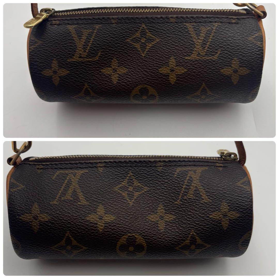 鑑定済み　良品 ルイヴィトン モノグラム パピヨン 30 ポーチ付き 横長バッグ