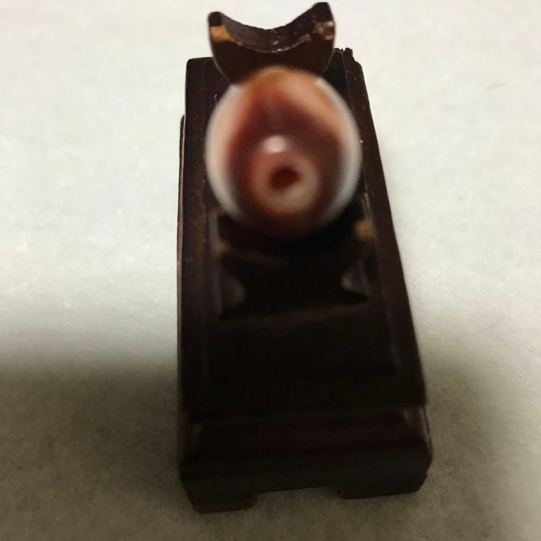 T*E様 超激レア珍品‼︎ 朱砂老礦石　金銭鈎天珠　三カ所　マニア向け