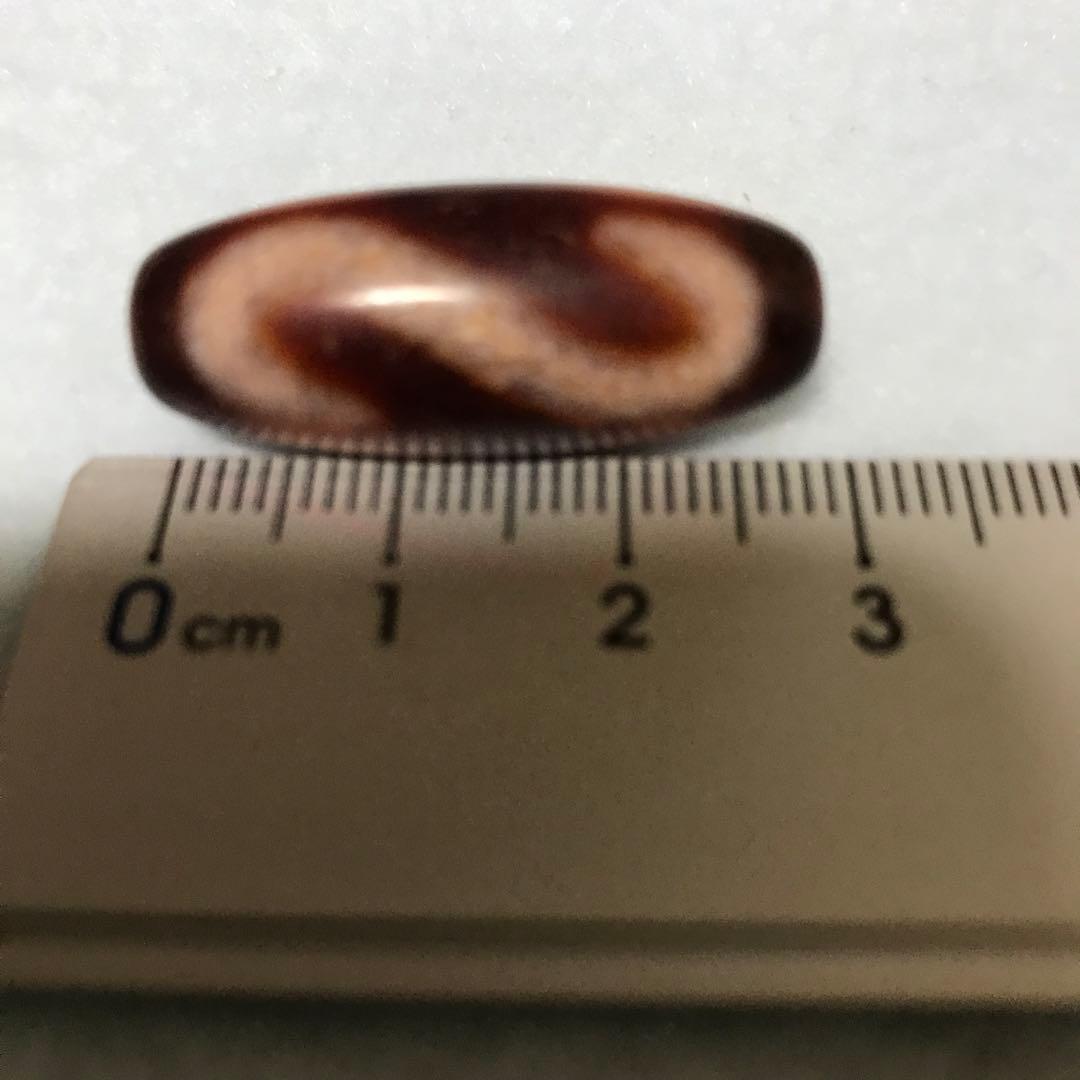 T*E様 超激レア珍品‼︎ 朱砂老礦石　金銭鈎天珠　三カ所　マニア向け