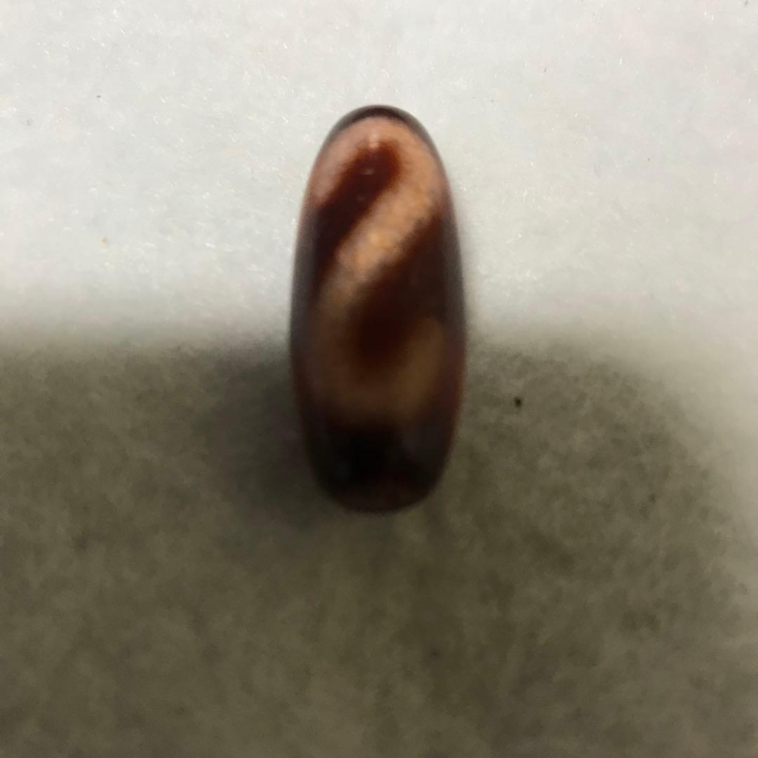 T*E様 超激レア珍品‼︎ 朱砂老礦石　金銭鈎天珠　三カ所　マニア向け