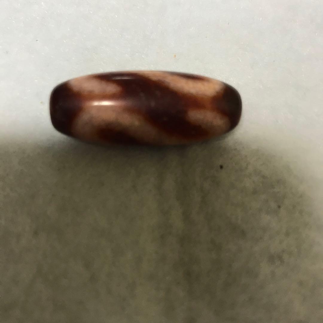 T*E様 超激レア珍品‼︎ 朱砂老礦石　金銭鈎天珠　三カ所　マニア向け