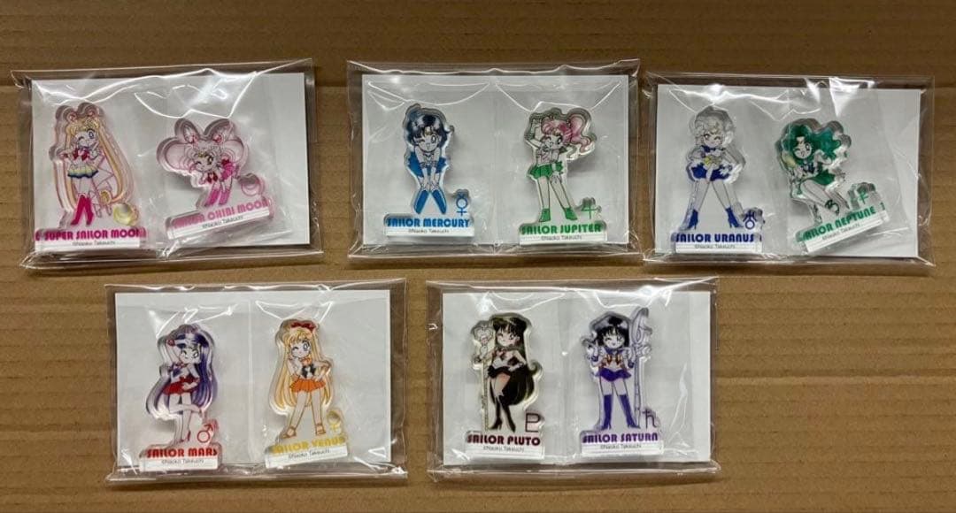セーラームーン　ストア　ミニキャラ　アクリルスタンド　アクリルフィギュア　コンプ