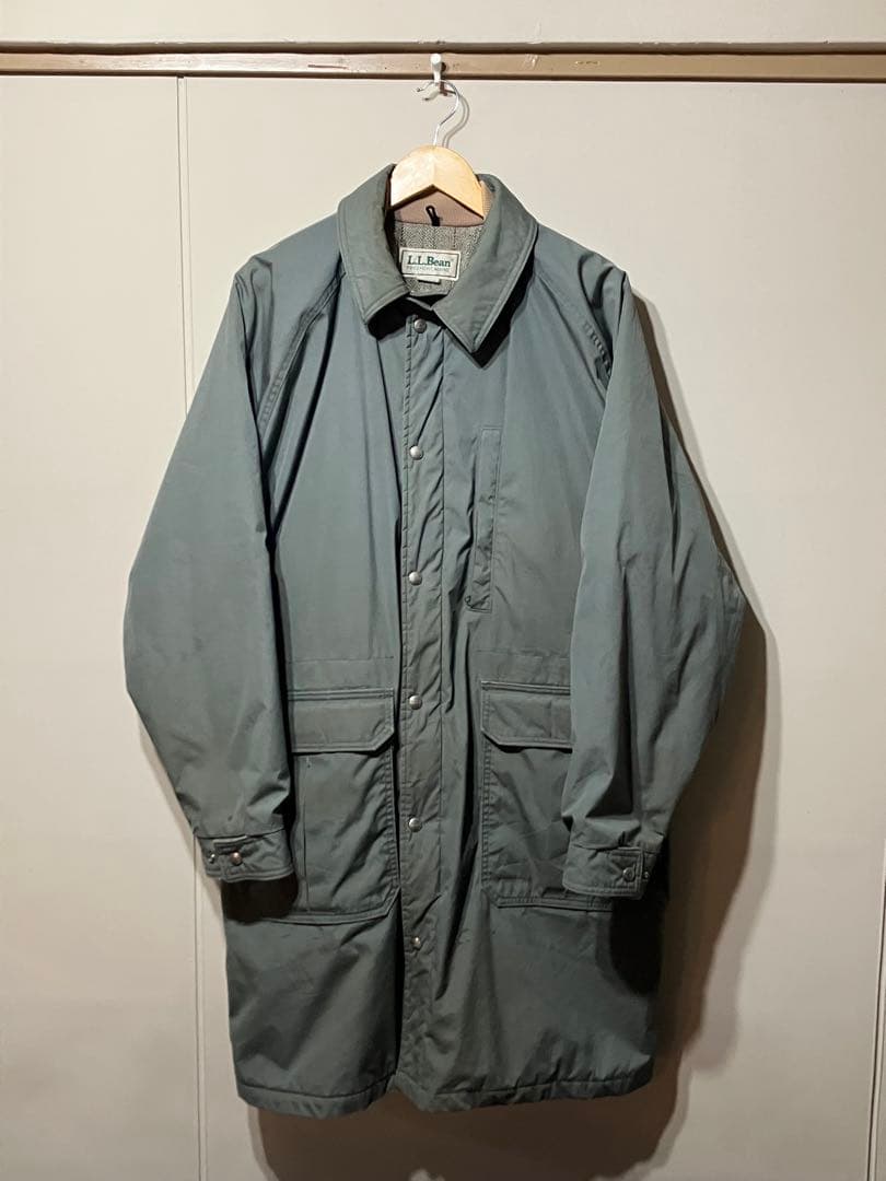 80s L.L.Bean ストームコート USA製　グレー カーキ