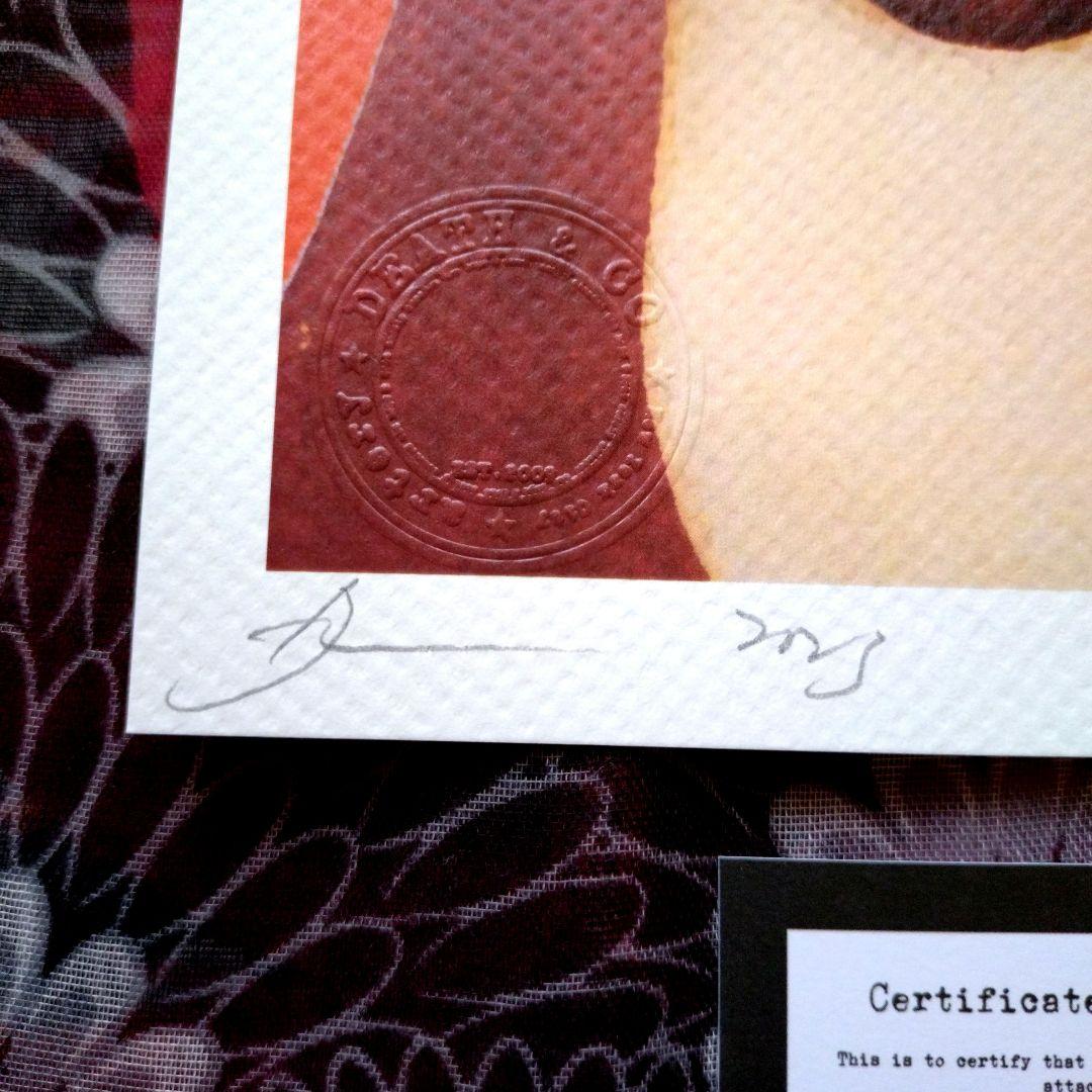 作華　フレーム付　death nyc 世界限定100枚　奈良美智　草間彌生