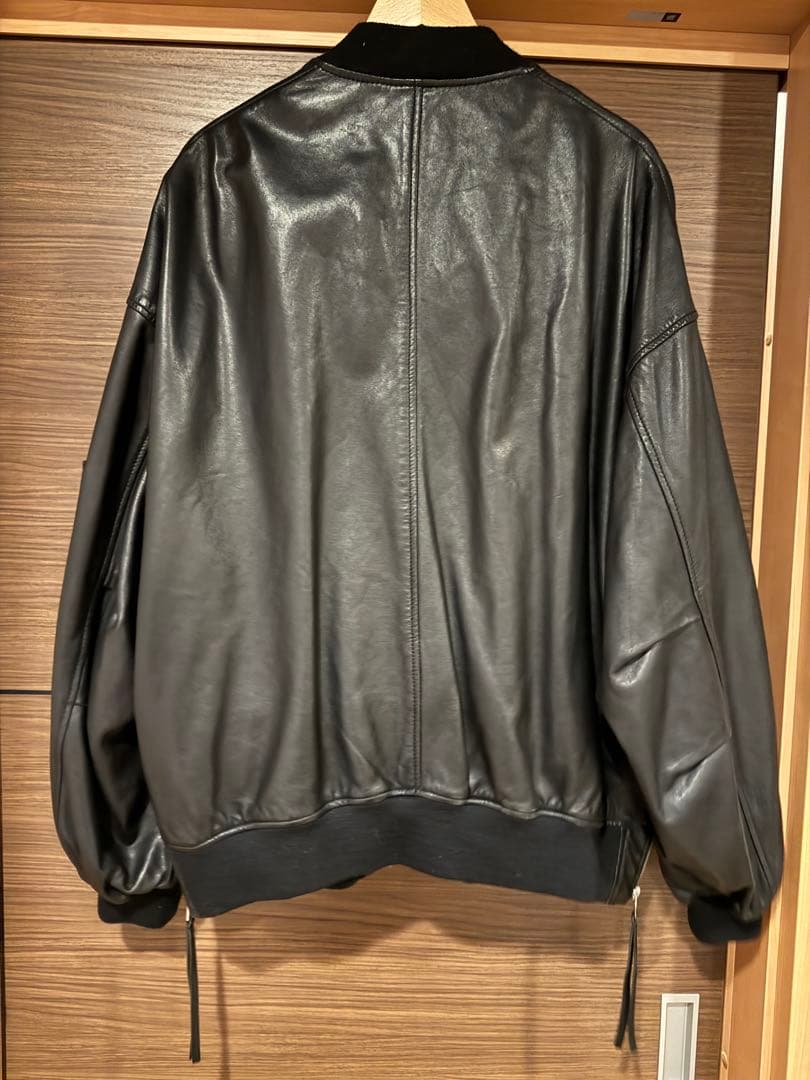 MAISON SPECIAL レザーボンバージャケット M