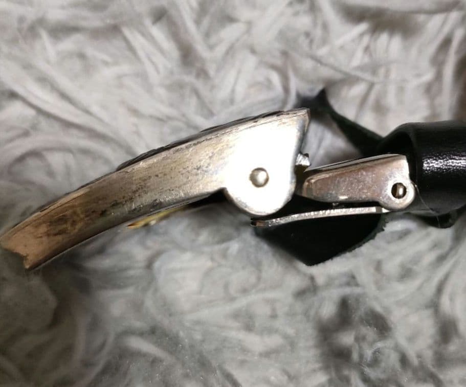 SILVER 925 龍 ドラゴン ベルト バックル 彫刻 シルバー 925　銀