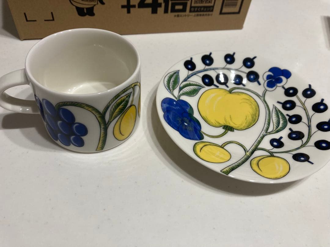 新品未使用パラテッシ　プレート 26cm &カップソーサー