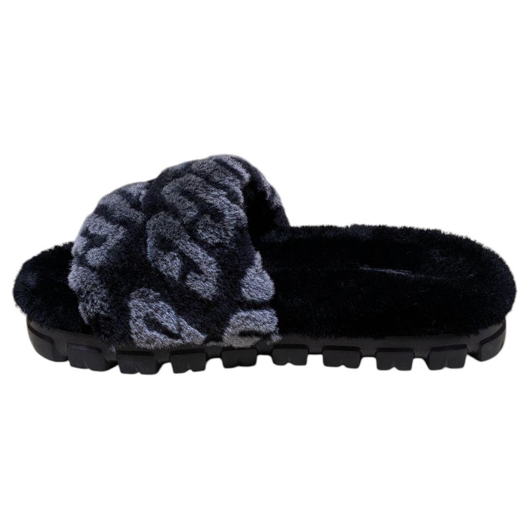 未使用級 UGG 24cm ブラック コゼッタ ロゴグラフ 1148770