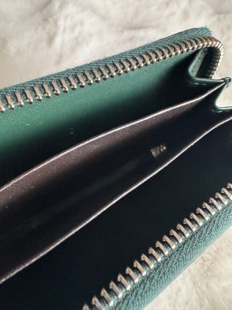 GUCCI グッチ　ケース　カードケース　グッチシマ　メンズ　モスグリーン