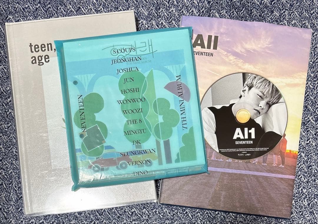 SEVENTEEN バーノン　スングァン　ソラブー　ラキドロ　トレカ　缶バッジ