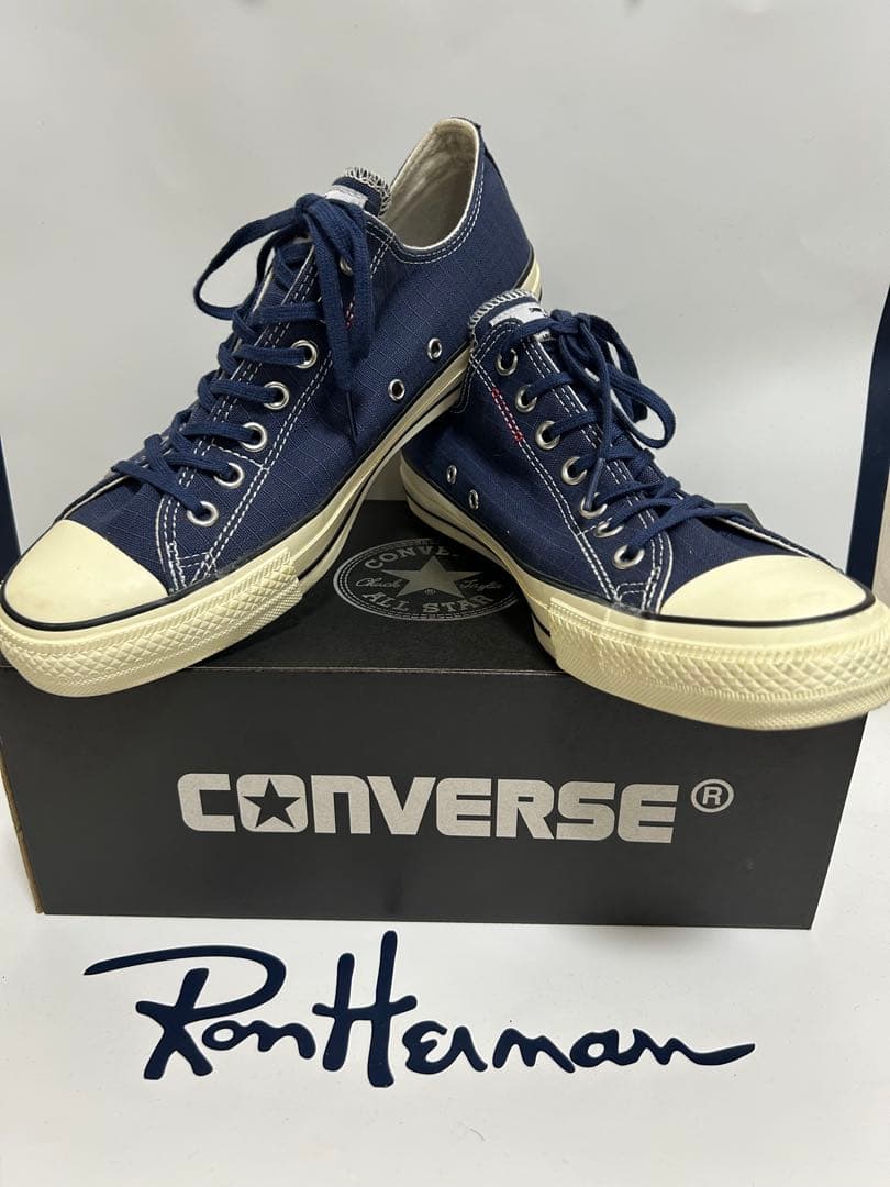 ロンハーマンコラボ　限定　CONVERSE ALL STAR ネイビー　27.5
