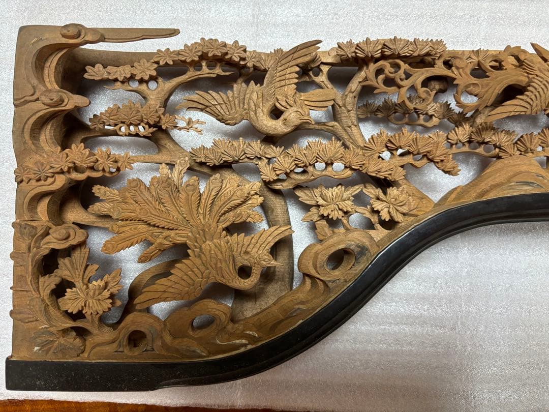 仏壇　欄間　　らんま　寺院仏具　木製　彫刻