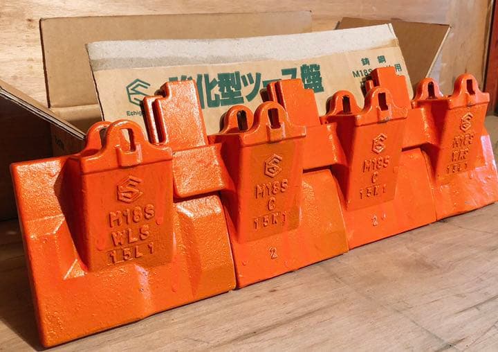 ★Mさま★☆新品未使用☆越後商事 強化型ツース盤 M18S 4枚用 ワイドタイプ
