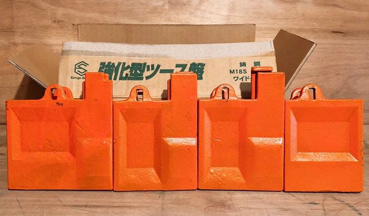 ★Mさま★☆新品未使用☆越後商事 強化型ツース盤 M18S 4枚用 ワイドタイプ