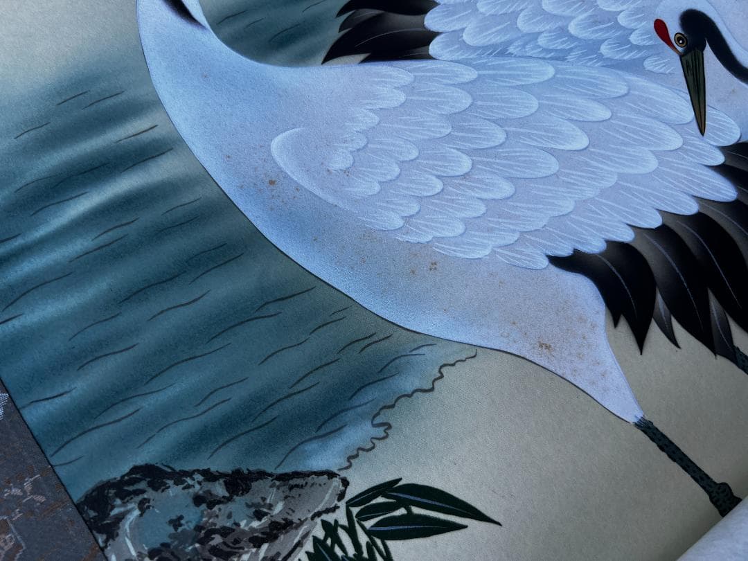 トップアート 掛け軸 12本（12か月）＋ 桐製掛け軸箪笥 /佐高秋光 岡本春岳