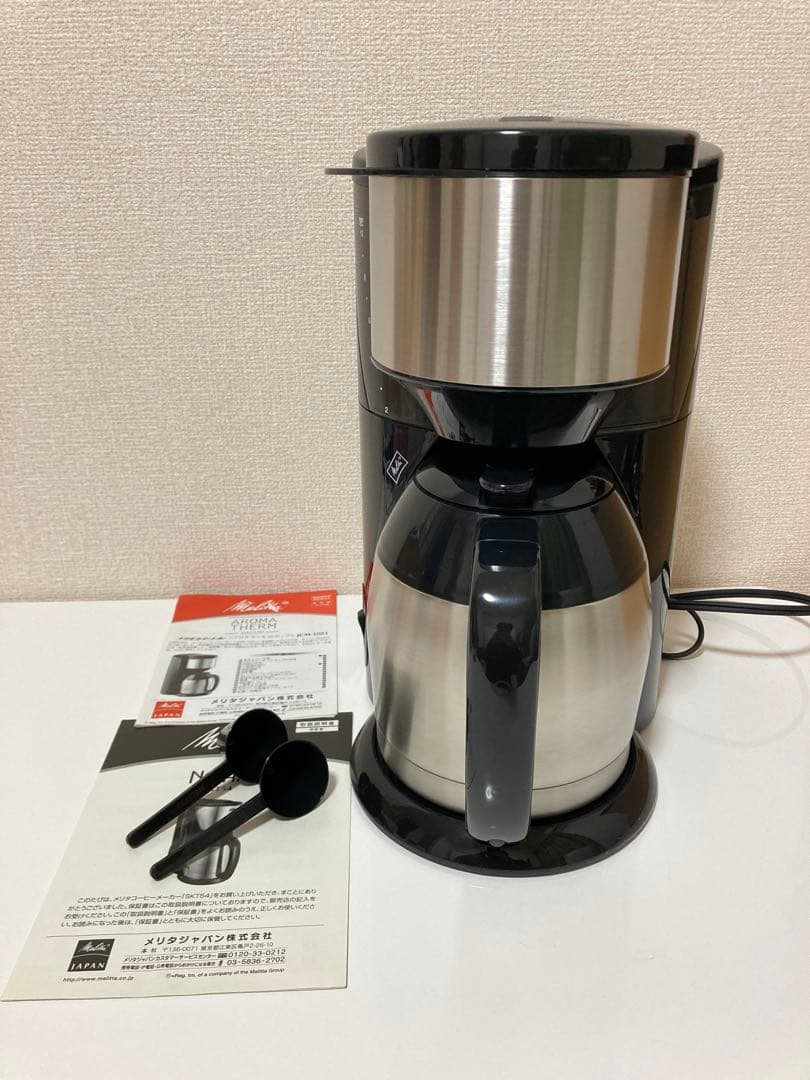 【新品、未使用】メリタ コーヒーメーカー JCM-1031 ブラック