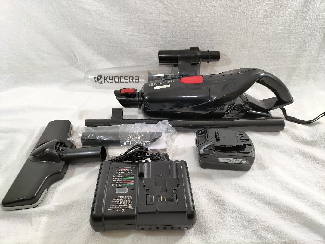 激安　サイクロン式充電式クリーナー 強力90W 18V5.0Ah×1　フルセット