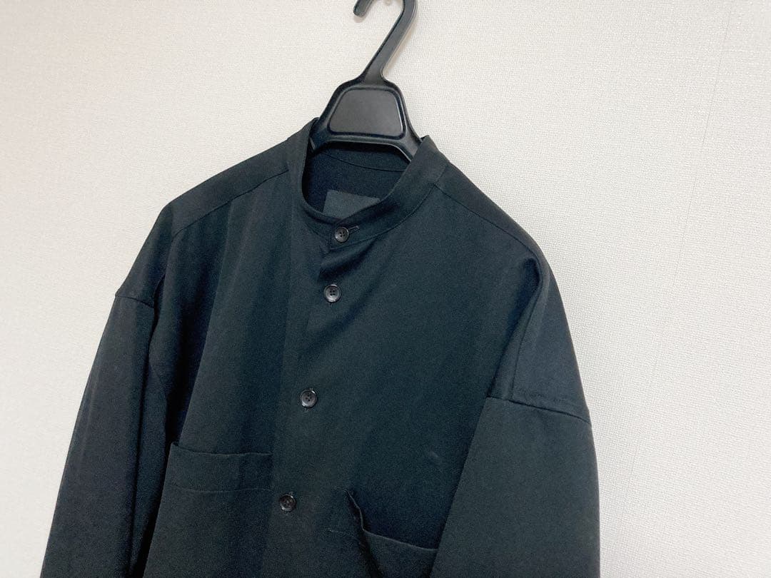 tkzw様CABaNキャバンバンドカラーシャツブルゾントゥモローランド