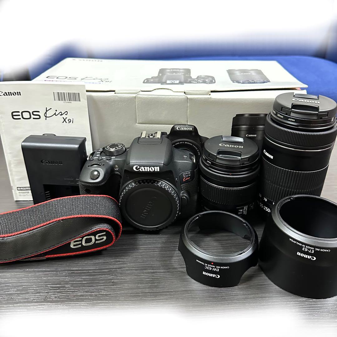 キャノンCanon EOS Kiss X9i 一眼レフ ダブルズームレンズキット