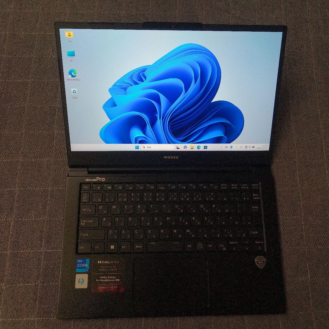 美品 Mouse 驚速 12世代i7 1255U 24GB 新品1TB MPro