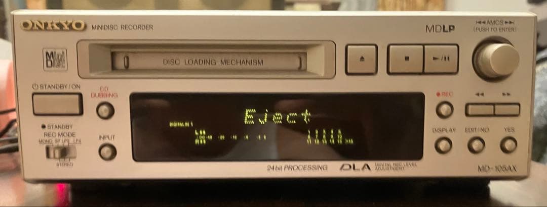 ONKYO MD-105AX ミニディスクレコーダー　動作品