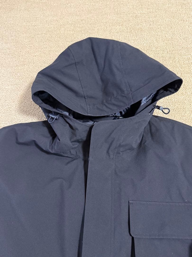 GU×エンジニアードガーメンツ　パデッドシェルパーカー L ネイビー