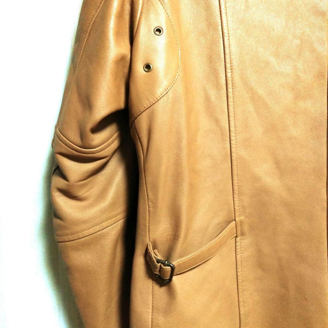 シングルライダース ラムレザー本革XL 美品‼️