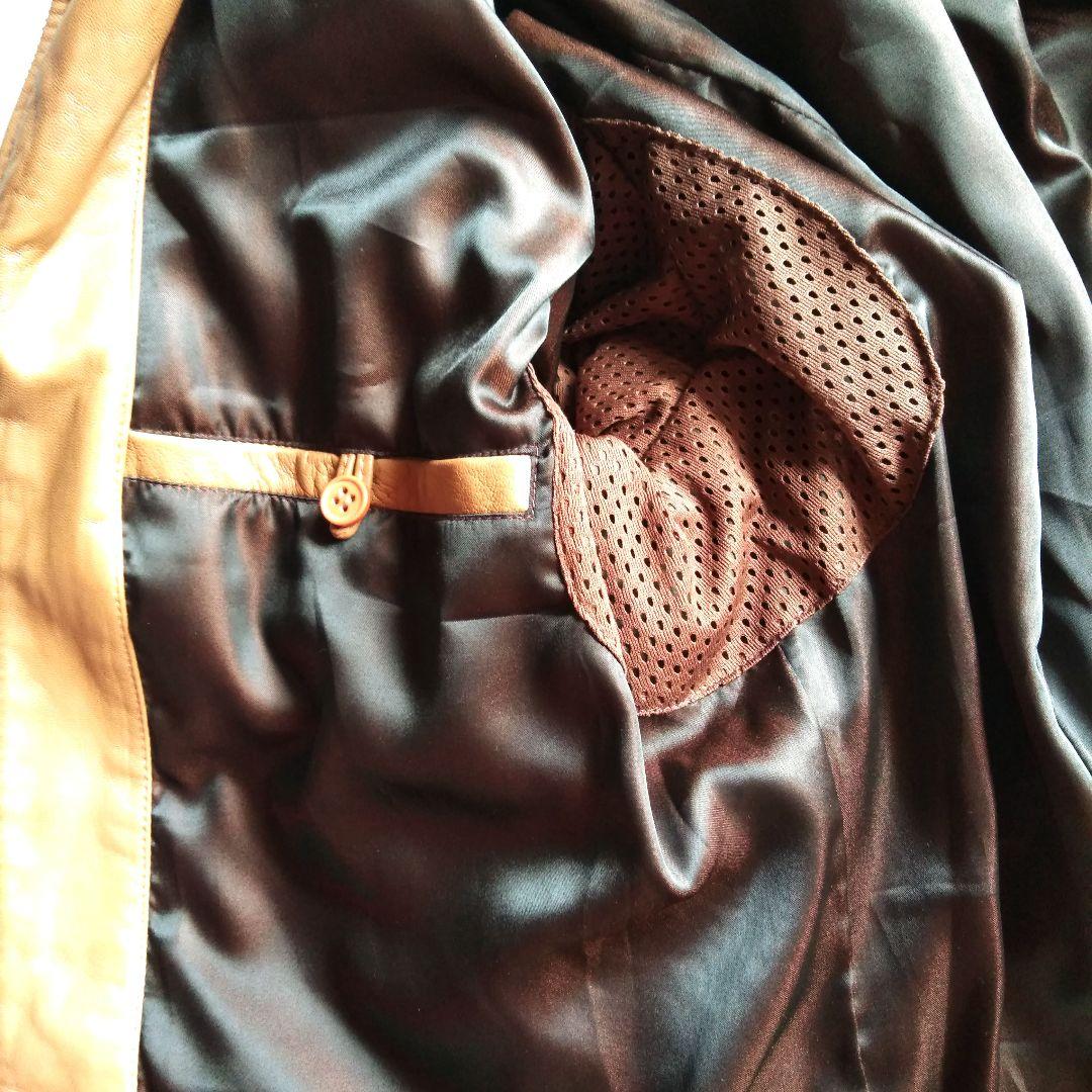 シングルライダース ラムレザー本革XL 美品‼️