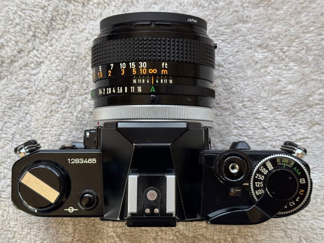 【美品・稼働】キャノンAE-1ブラックFD50mmF1.4付