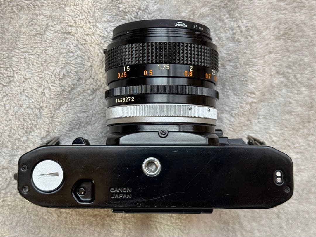 【美品・稼働】キャノンAE-1ブラックFD50mmF1.4付