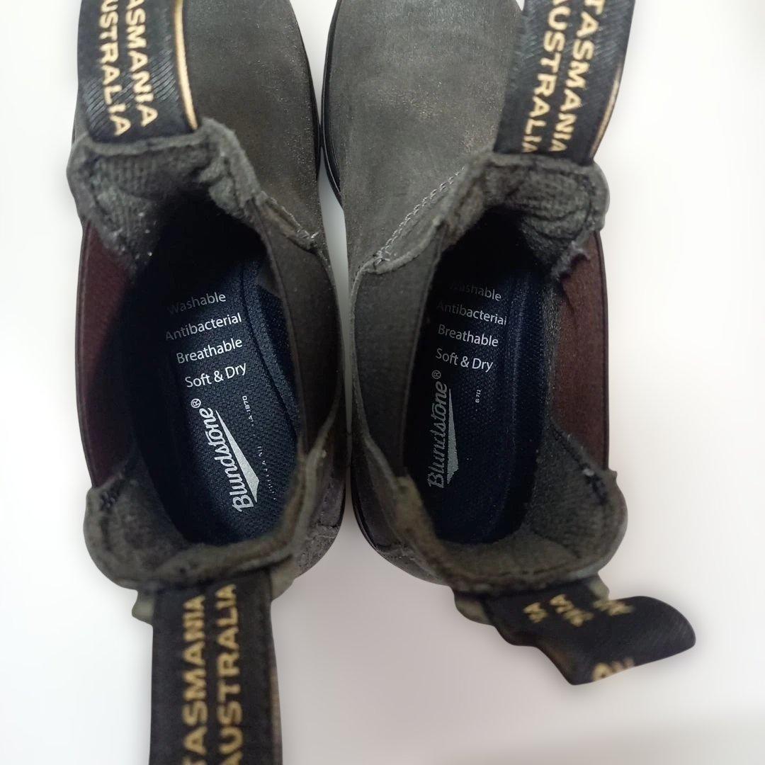 Blundstone ORIGINALS SteelGray UK3 スウェード