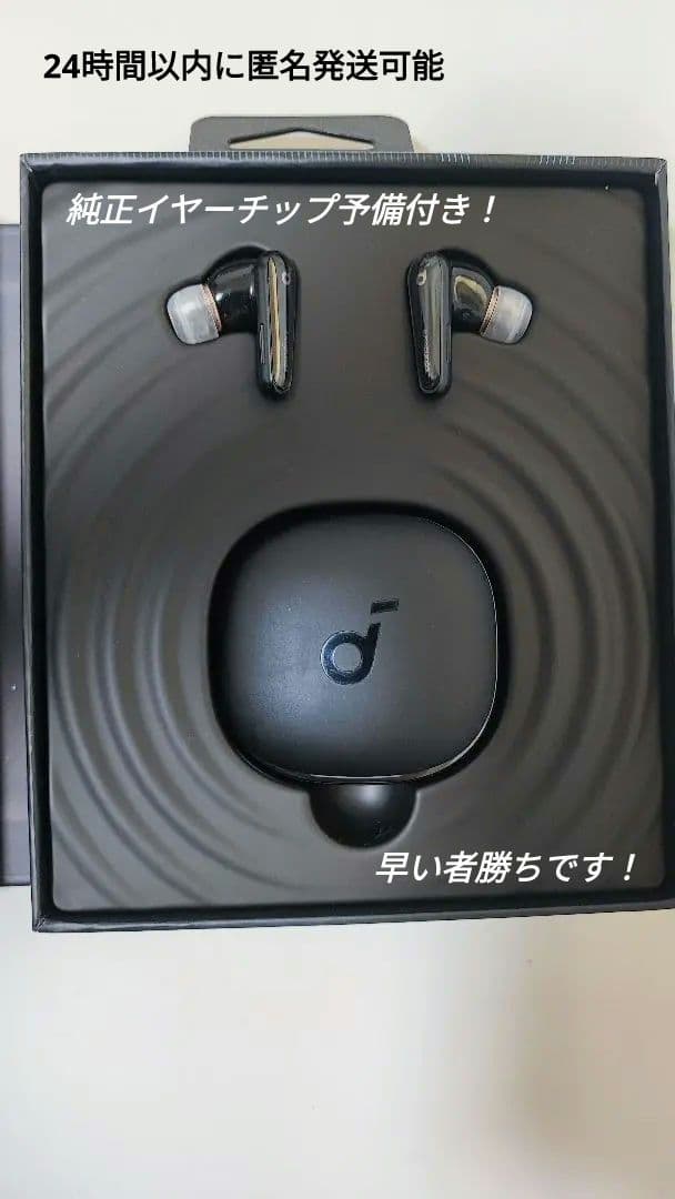 【完品＋純正予備セット】Soundcore Liberty 4 保護ケース付