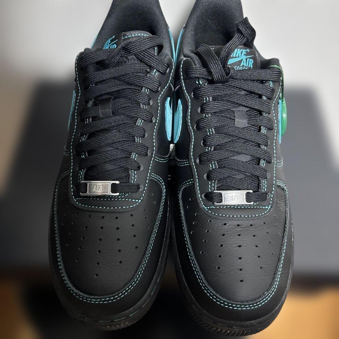 サ*ー様 Air Force 1 Black Tiffany エアフォース1 テ
