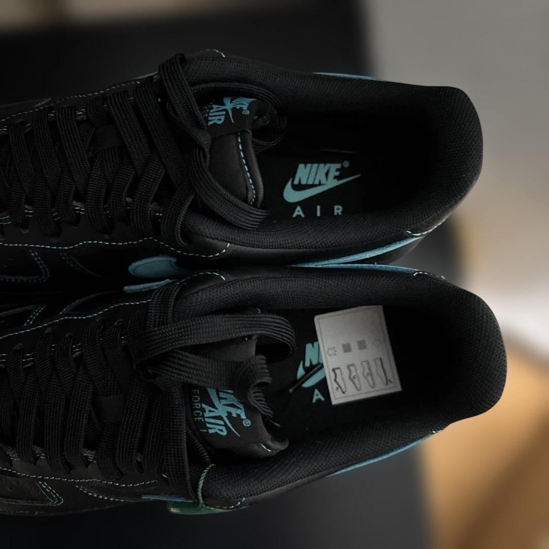 サ*ー様 Air Force 1 Black Tiffany エアフォース1 テ