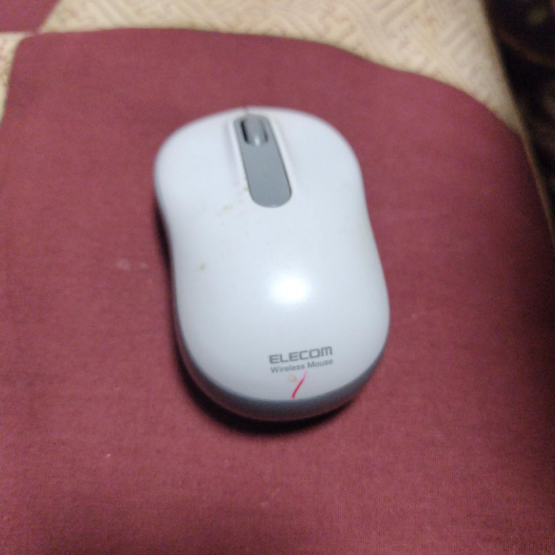 ELECOM ワイヤレスマウス ホワイト