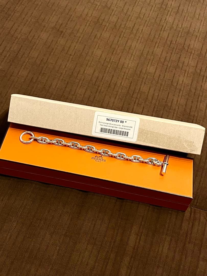 エルメス シェーヌダンクル　MM 16コマ ブレスレット　シルバー925