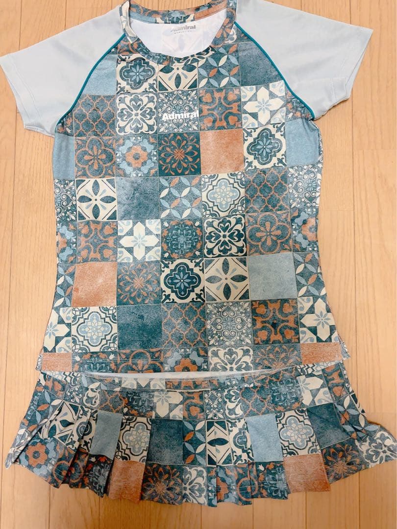 アドミラル　Admiral テニスウェア スコート　上下セット　セットアップ M