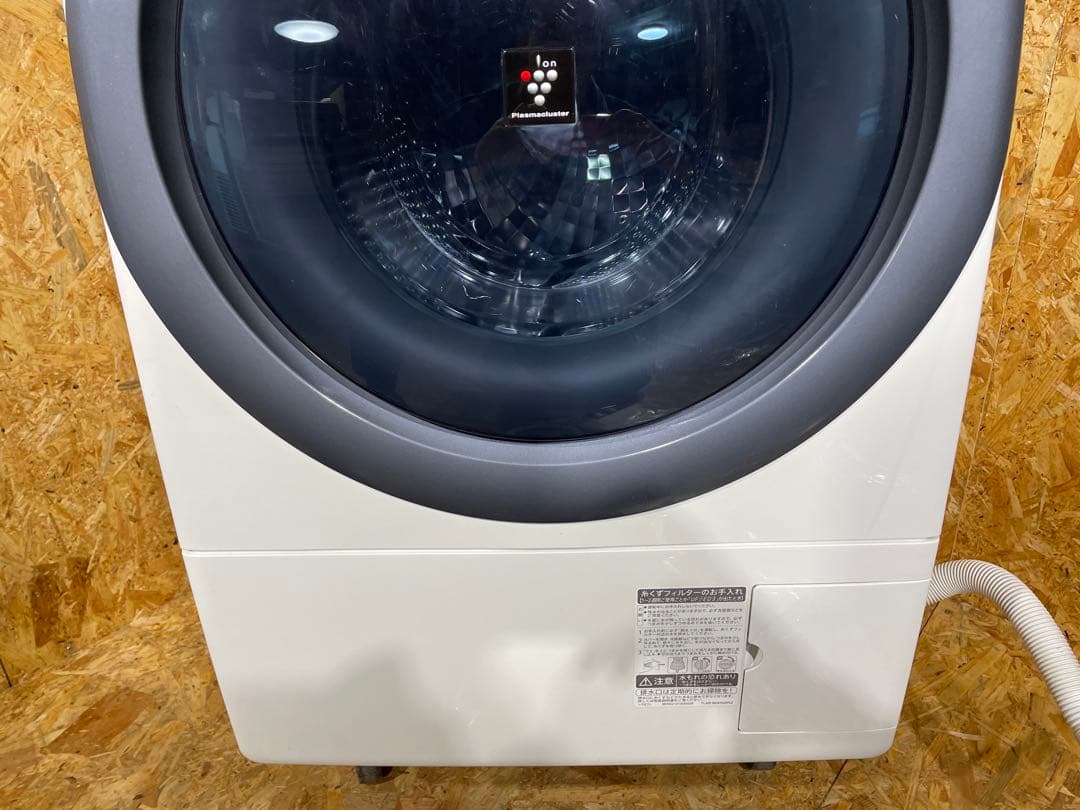 シャープ　7KG ドラム式洗濯機 2017年製　1185