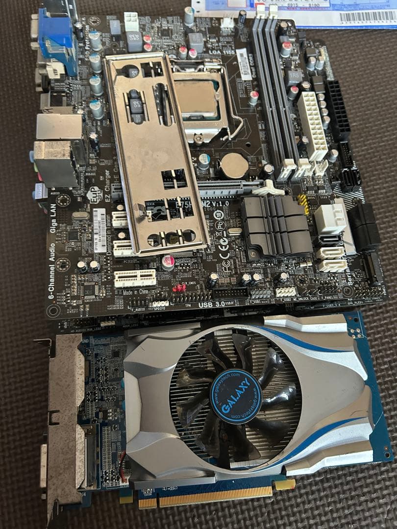 CPU B550M Ryzen7 3700X I7 3770 b75 gtx750